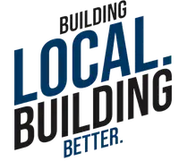 Locally owned Delaware pole building contractor - Building Local Building Better badge