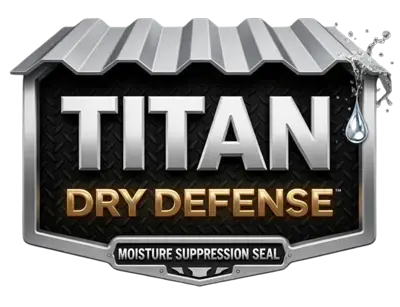 Titan Dry Defense - Premium Moisture Suppression System by Titan Buildings Delaware Titan Dry Defense Moisture Suppression System for Delaware Maryland pole buildings and barndominiums