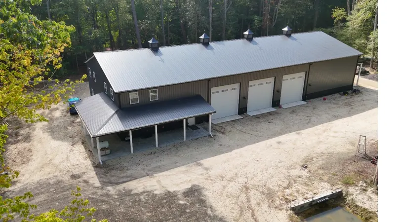 Titan Buildings Delaware Commercial Pole Building Delaware pole buildings - Large commercial barndominium in Sussex County